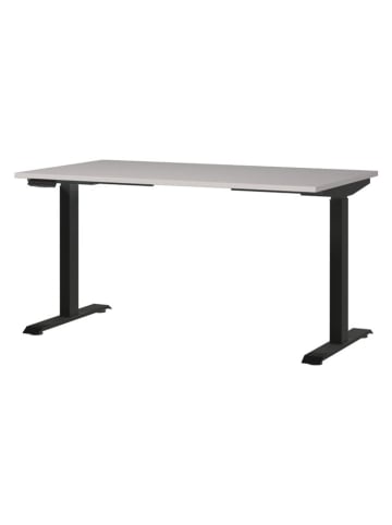 Germania Elektrisch bureau "Mailand" beige/zwart - (B)140 x (H)120 x (D)80 cm