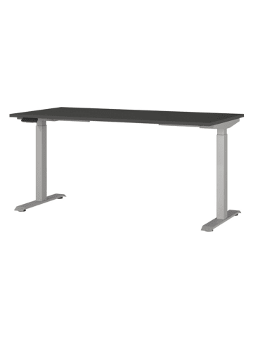 Germania Elektrisch bureau donkergrijs/zilverkleurig - (B)160 x (H)120 x (D)80 cm