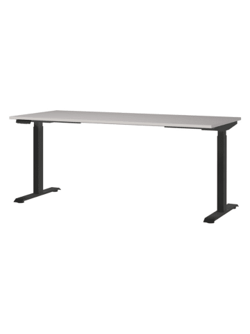 Germania Elektrisch bureau "Mailand" beige/zwart - (B)180 x (H)120 x (D)80 cm