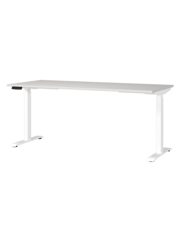 Germania Elektrisch bureau "Mailand" grijs/wit - (B)180 x (H)120 x (D)80 cm