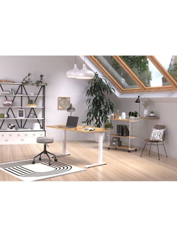 Germania Bureau "Mailand" lichtbruin/wit - (B)120 x (H)91 x (D)80 cm