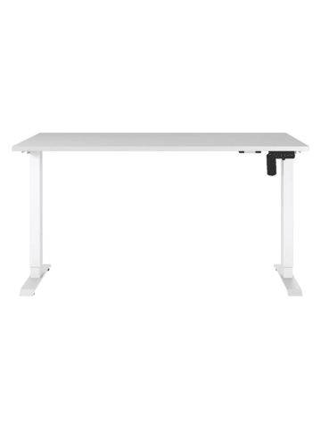 Germania Elektr. Schreibtisch ''Profi 2.0'' in Grau/ Weiß - (B)140 x (H)120 x (T)80 cm