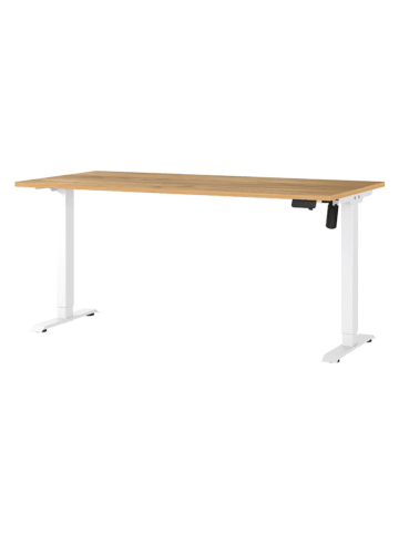 Germania Elektrisch bureau "Profi" lichtbruin/wit - (B)160 x (H)120 x (D)80 cm