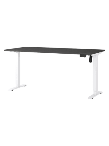 Germania Elektrisch bureau "Profi" donkergrijs/wit - (B)160 x (H)120 x (D)80 cm