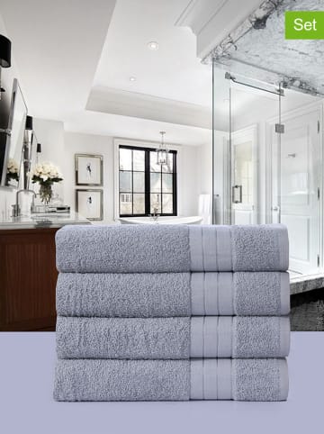 Good Morning Ręczniki (4 szt.) w kolorze szarym do rąk