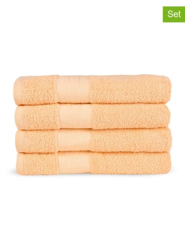 Good Morning 4er-Set: Handtücher in Orange