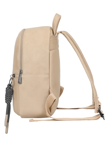 Fritzi aus Preußen Rucksack "Lou" in Beige - (B)25 x (H)29 x (T)10 cm