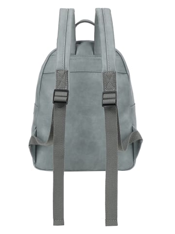 Fritzi aus Preußen Rucksack "Lou" in Blaugrau - (B)25 x (H)29 x (T)10 cm