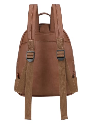 Fritzi aus Preußen Rucksack "Lou" in Hellbraun - (B)25 x (H)29 x (T)10 cm