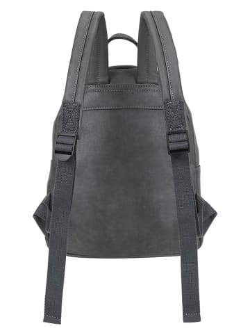 Fritzi aus Preußen Rucksack "Lou" in Grau - (B)25 x (H)29 x (T)10 cm