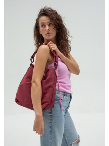 Fritzi aus Preußen Schultertasche "Jacky" in Dunkelrot - (B)34 x (H)32 x (T)15 cm