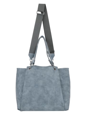 Fritzi aus Preußen Shopper in Blaugrau - (B)40 x (H)29 x (T)14 cm