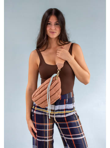 Fritzi aus Preußen Skórzana saszetka w kolorze jasnobrązowym - 30 x 16 x 10 cm