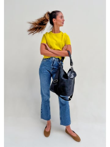 Fritzi aus Preußen Schultertasche "Hobo" in Dunkelblau - (B)27 x (H)37 x (T)17 cm