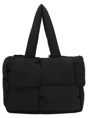 Fritzi aus Preußen Skórzany shopper bag "Limited Puffed" w kolorze czarnym - 41 x 27 x 17 cm