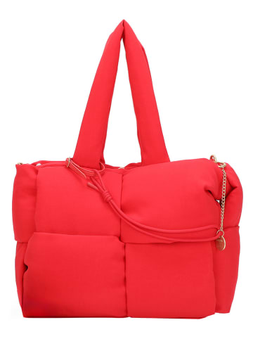 Fritzi aus Preußen Shopper bag "Limited Puffed" w kolorze czerwonym - 41 x 27 x 17 cm