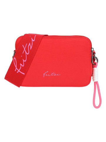 Fritzi aus Preußen Umhängetasche in Rot - (B)22 x (H)14,5 x (T)7 cm