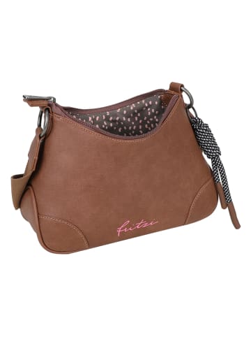 Fritzi aus Preußen Skórzana torebka w kolorze brązowym - 25 x 20 x 10 cm