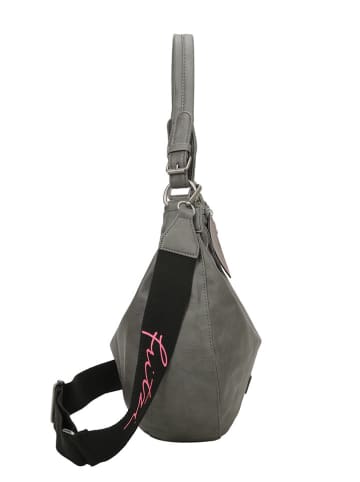 Fritzi aus Preußen Schultertasche in Anthrazit - (B)33 x (H)31 x (T)10 cm