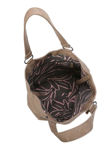 Fritzi aus Preußen Schultertasche in Taupe - (B)32 x (H)33 x (T)16 cm