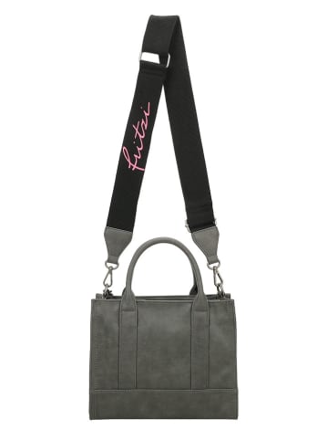 Fritzi aus Preußen Henkeltasche in Anthrazit - (B)26 x (H)21 x (T)9 cm