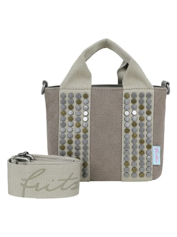 Fritzi aus Preußen Henkeltasche in Taupe - (B)20 x (H)15,5 x (T)7 cm