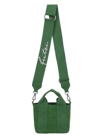 Fritzi aus Preußen Henkeltasche in Grün - (B)20 x (H)15,5 x (T)7 cm