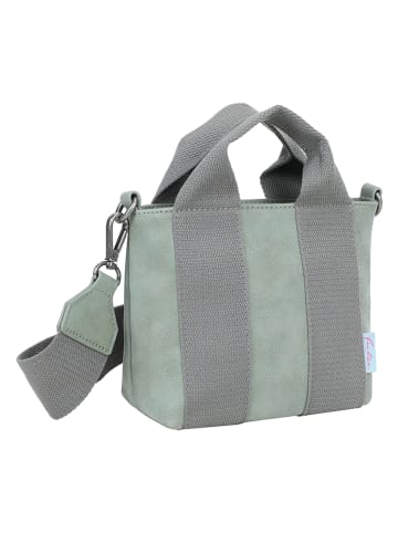 Fritzi aus Preußen Henkeltasche in Grün - (B)20 x (H)15,5 x (T)7 cm