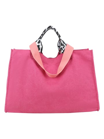 Fritzi aus Preußen Shopper bag "Bridge" w kolorze różowym - 45 x 31 x 21,5 cm