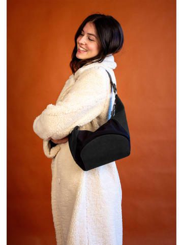 Fritzi aus Preußen Schultertasche "Gimmy Sky" in Anthrazit/ Schwarz - (B)32 x (H)24 x (T)6 cm