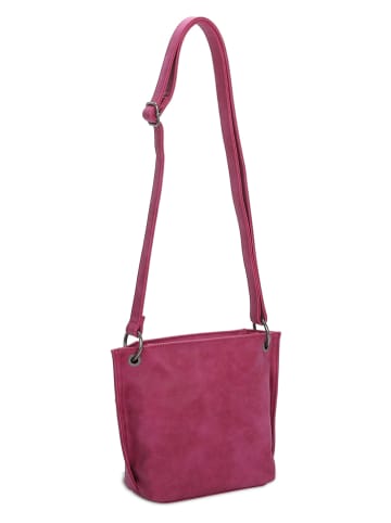 Fritzi aus Preußen Skórzana torebka w kolorze różowym - 22,5 x 20,5 x 5,5 cm