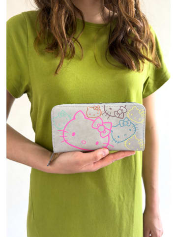 Fritzi aus Preußen Portfel "Hello Kitty" w kolorze jasnoszarym - 19,5 x 9,5 x 2,5 cm