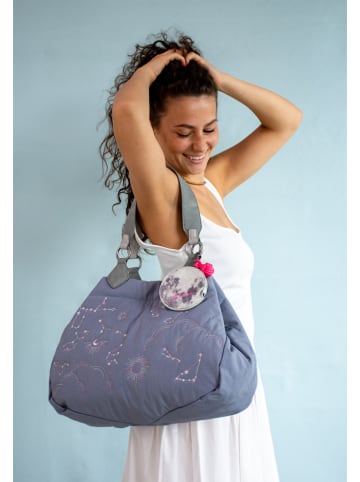 Fritzi aus Preußen Shopper bag "Izzy" w kolorze niebieskoszarym - 42 x 29 x 15 cm