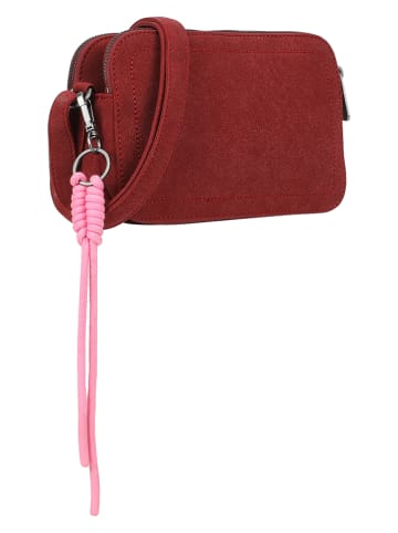 Fritzi aus Preußen Schultertasche "Jony" in Dunkelrot - (B)22 x (H)14,5 x (T)7 cm