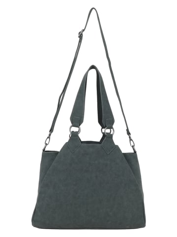 Fritzi aus Preußen Schultertasche "Maia Jack" in Dunkelgrau - (B)40,5 x (H)29 x (T)15 cm