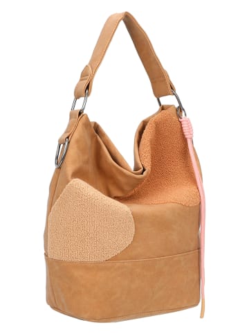 Fritzi aus Preußen Schultertasche "Olga" in Camel - (B)27 x (H)37 x (T)17 cm