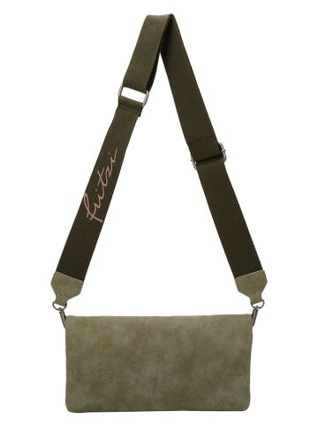 Fritzi aus Preußen Umhängetasche in Khaki - (B)29 x (H)15 x (T)3 cm