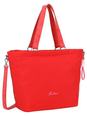 Fritzi aus Preußen Shopper "Lea" in Rot - (B)33 x (H)32 x (T)16 cm