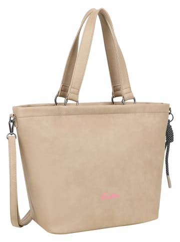 Fritzi aus Preußen Shopper "Lou" in Beige - (B)33 x (H)32 x (T)16,5 cm