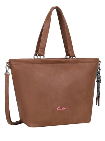 Fritzi aus Preußen Shopper "Lou" in Hellbraun - (B)33 x (H)32 x (T)16,5 cm