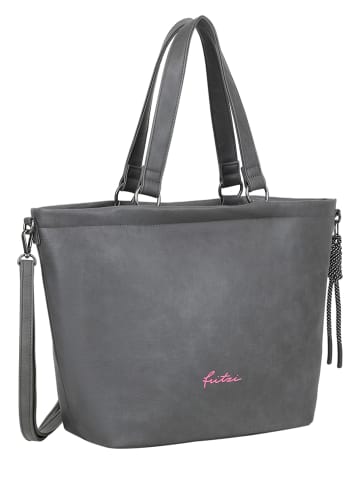 Fritzi aus Preußen Shopper "Lou" in Grau - (B)33 x (H)32 x (T)16,5 cm