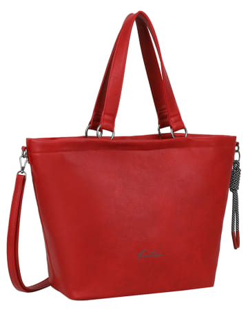 Fritzi aus Preußen Shopper "Lou" in Rot - (B)33 x (H)32 x (T)16,5 cm