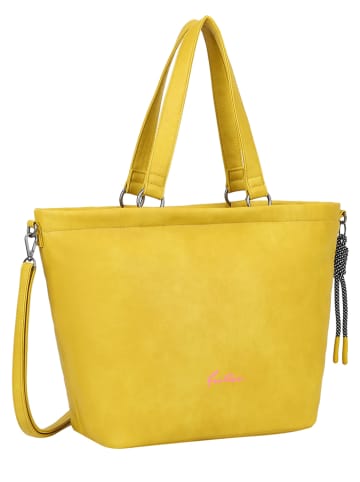 Fritzi aus Preußen Shopper "Lou" in Gelb - (B)33 x (H)32 x (T)16,5 cm