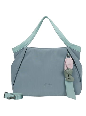Fritzi aus Preußen Shopper "Sky" in Türkis - (B)48 x (H)30 x (T)14 cm