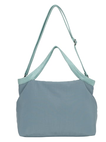 Fritzi aus Preußen Shopper "Sky" in Türkis - (B)48 x (H)30 x (T)14 cm