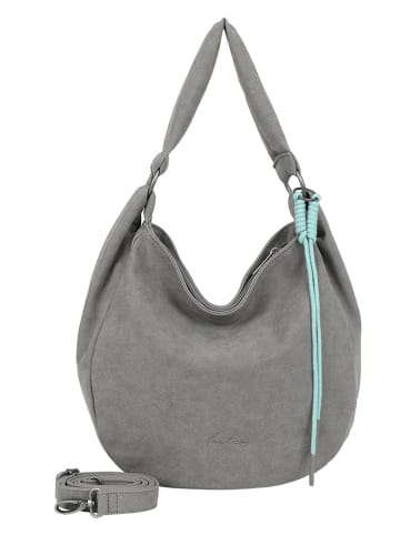 Fritzi aus Preußen Schultertasche "Jacky" in Hellgrau - (B)29 x (H)31 x (T)12 cm