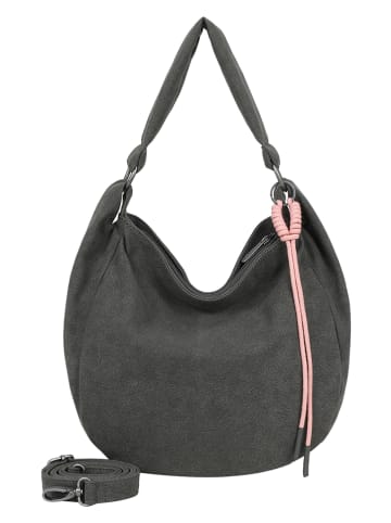 Fritzi aus Preußen Schultertasche "Jacky" in Anthrazit - (B)29 x (H)31 x (T)12 cm