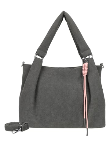 Fritzi aus Preußen Schultertasche "Jacky" in Anthrazit - (B)40 x (H)28,5 x (T)12 cm