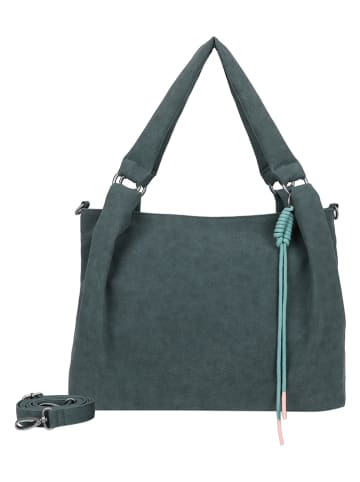 Fritzi aus Preußen Schultertasche "Jacky" in Blaugrau - (B)40 x (H)28,5 x (T)12 cm