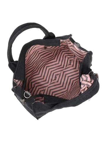 Fritzi aus Preußen Henkeltasche in Schwarz - (B)40 x (H)29 x (T)14 cm